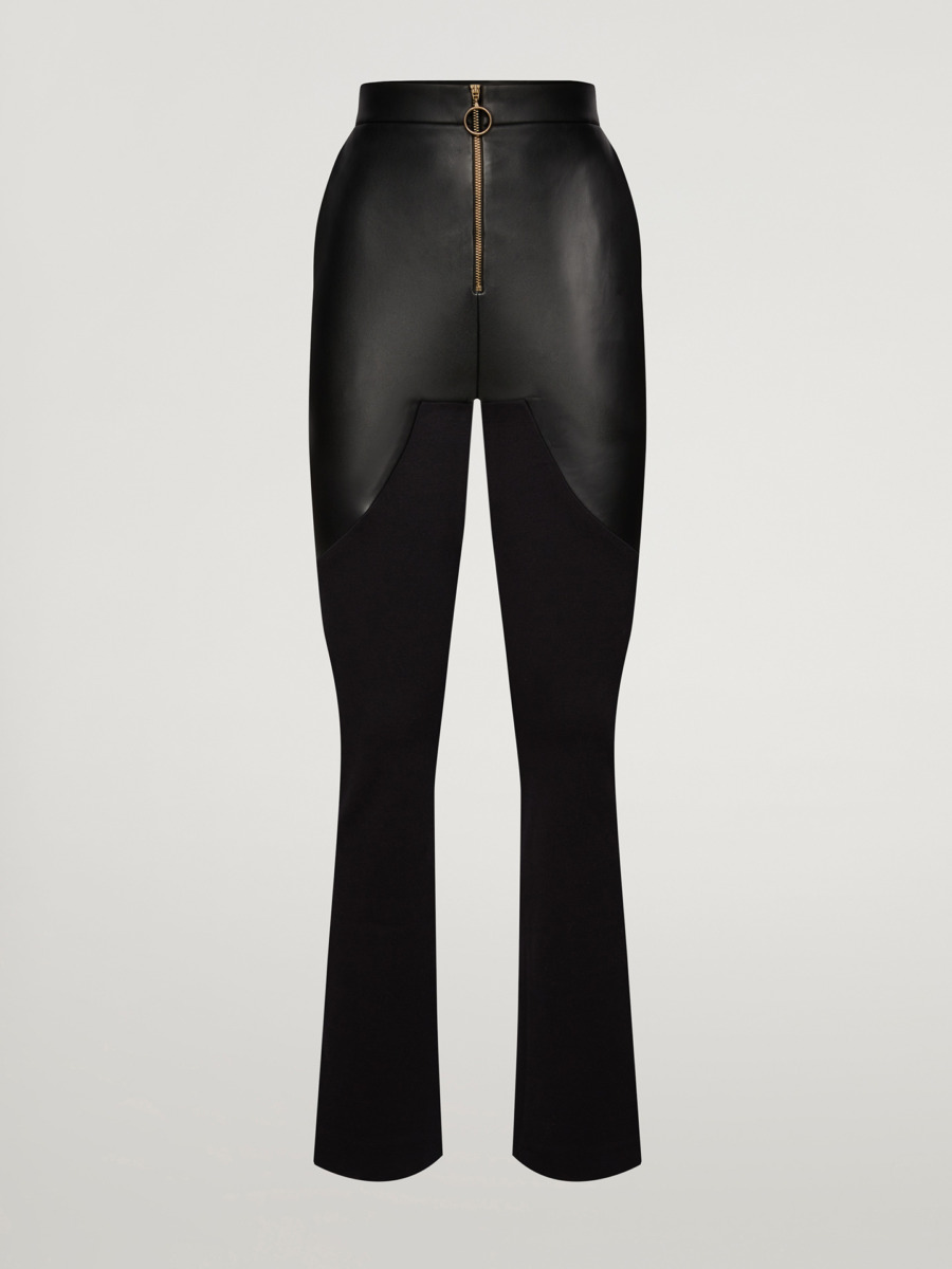 Lady Trousers Black Wolford GOOFASH