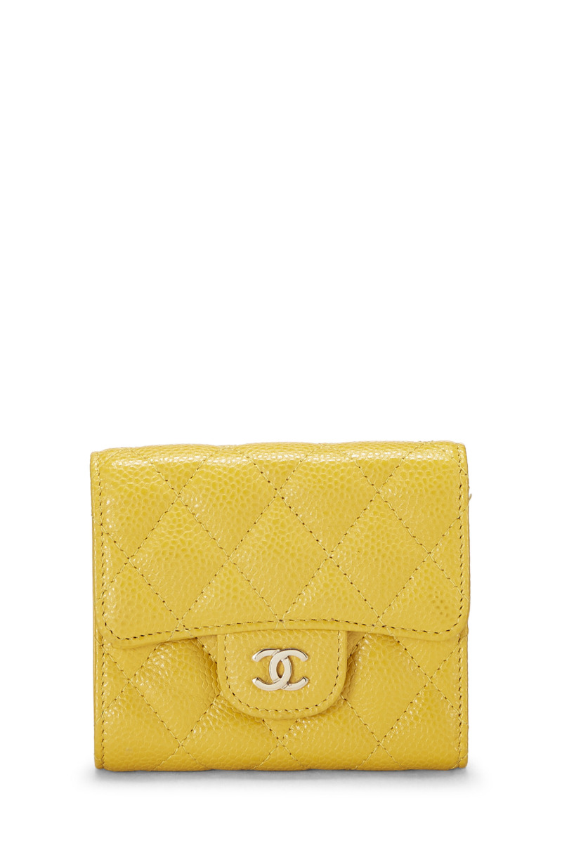 Lady Yellow Wallet WGACA - Chanel GOOFASH