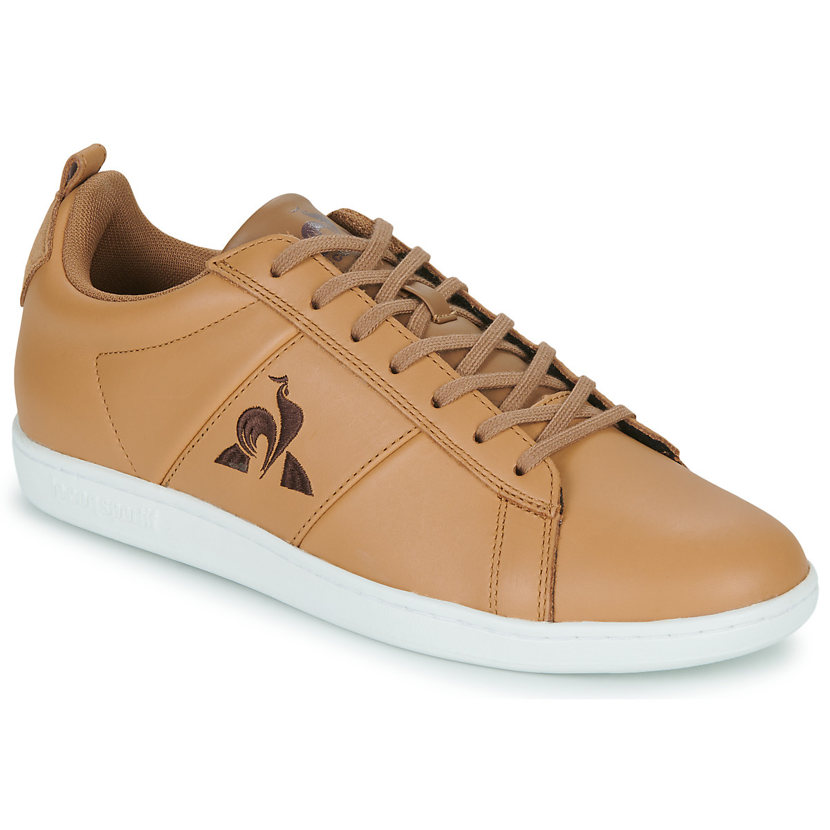 Le Coq Sportif Mens Brown Sneakers by Spartoo GOOFASH