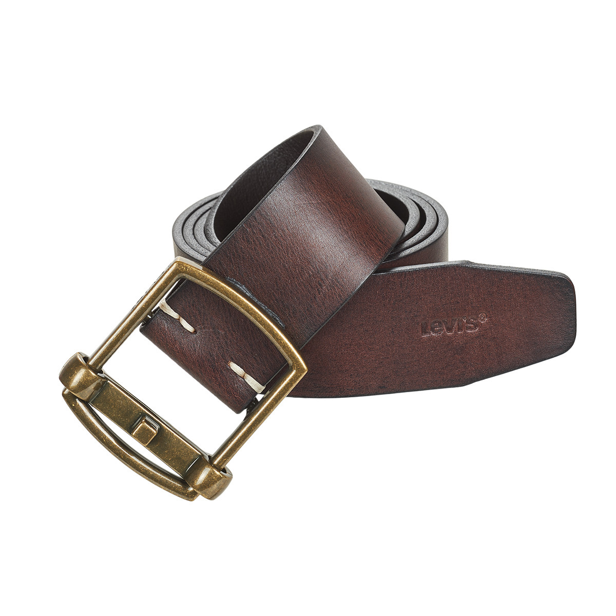 Levi's Belt Brown for Man from Spartoo GOOFASH