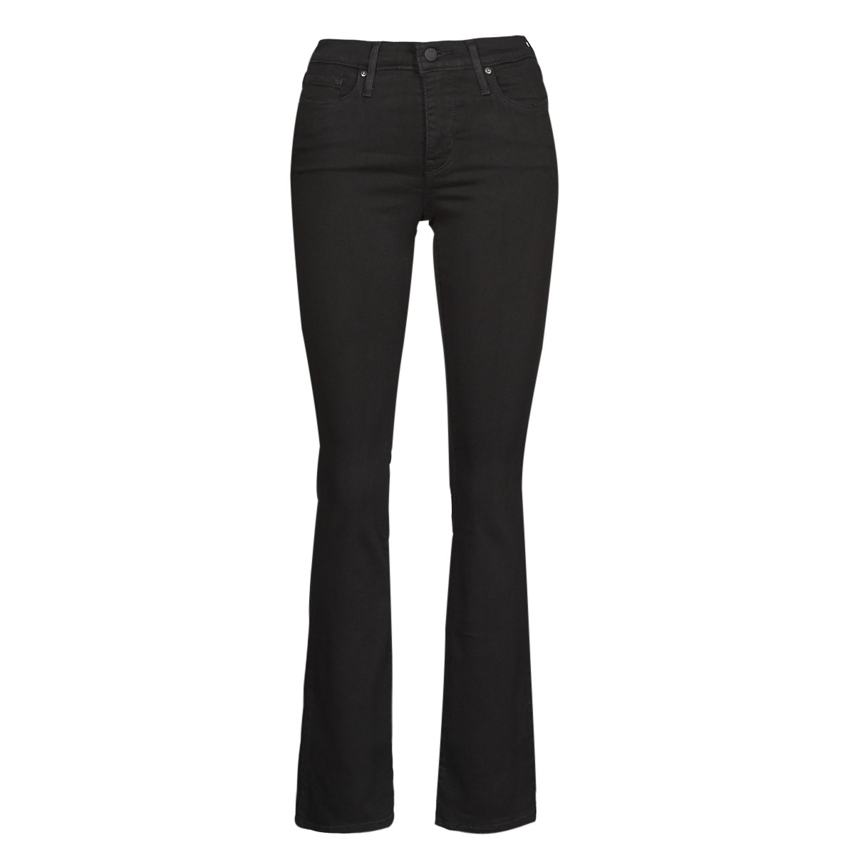 Levi's - Black Bootcut Jeans - Spartoo Woman GOOFASH