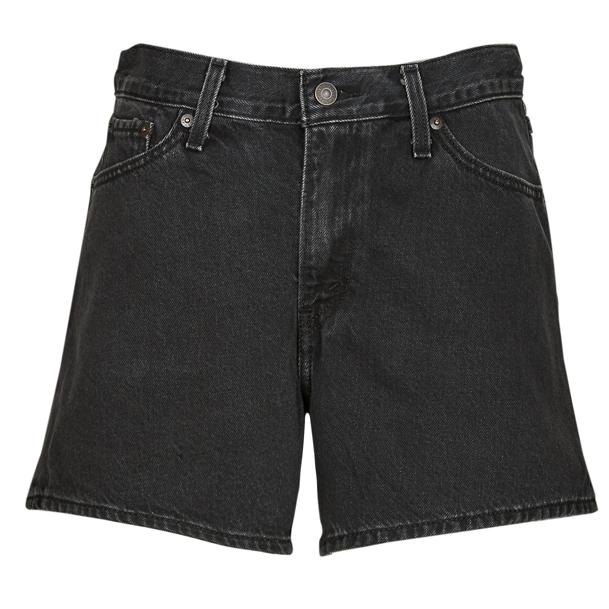 Levi's Black Shorts for Women from Spartoo GOOFASH