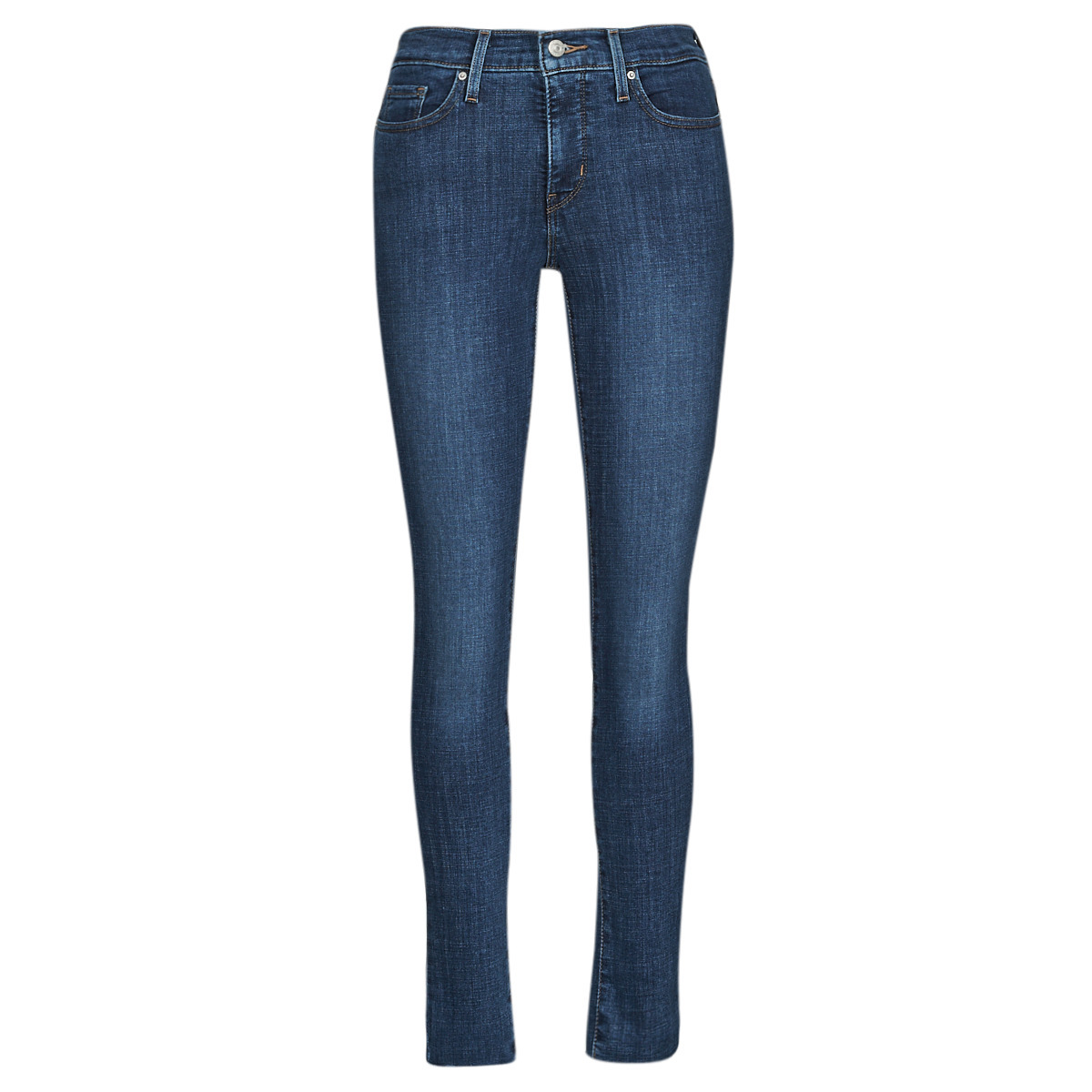 Levi's - Blue Skinny Jeans - Spartoo Ladies GOOFASH