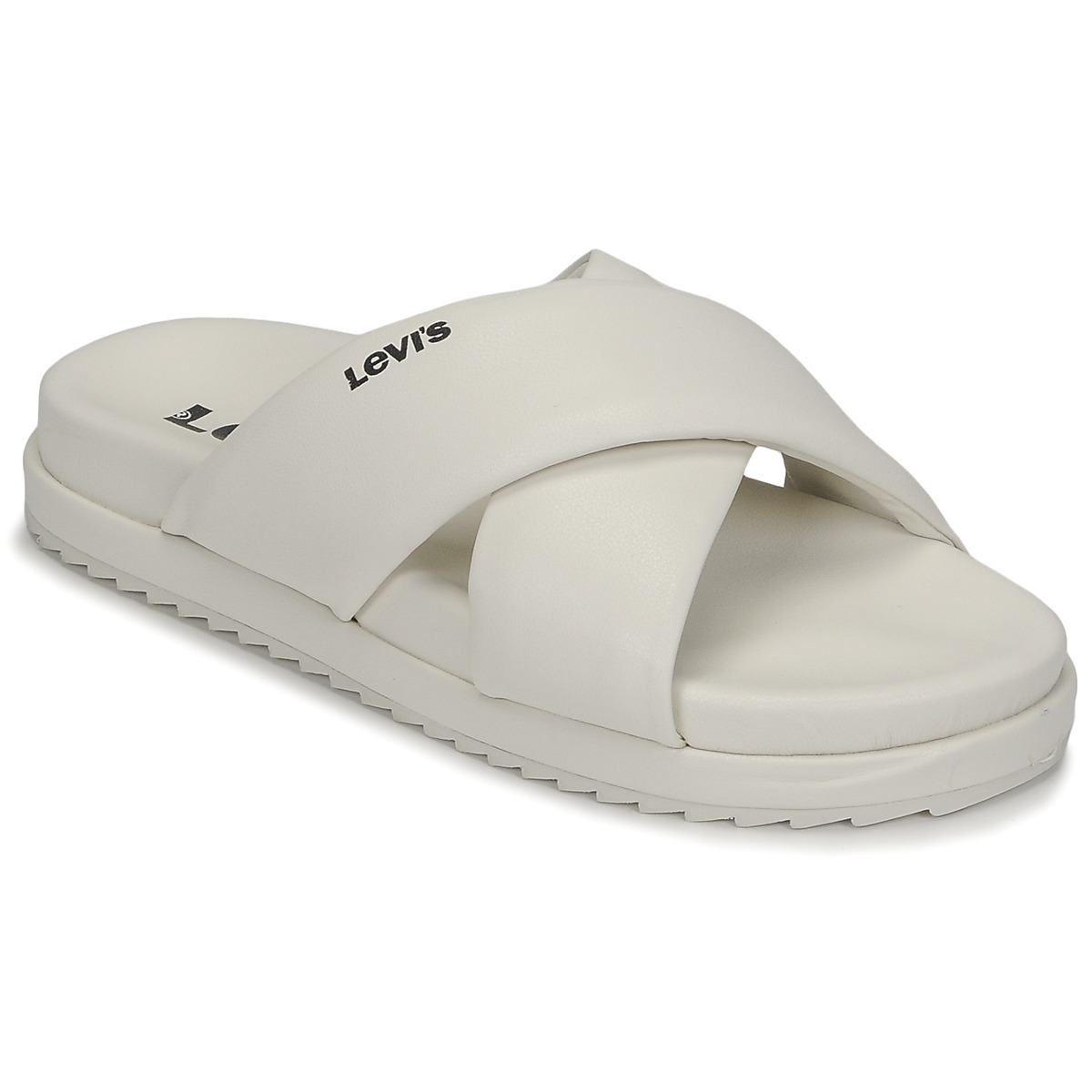 Levi's Lady Flip Flops in White - Spartoo GOOFASH