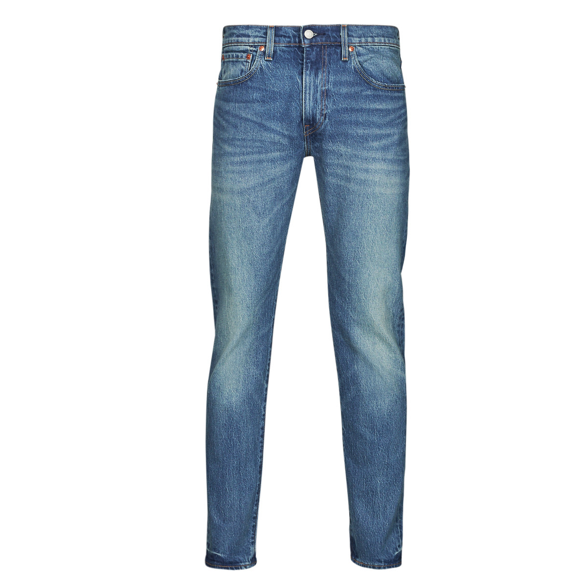 Levi's - Men's Skinny Jeans Blue from Spartoo GOOFASH