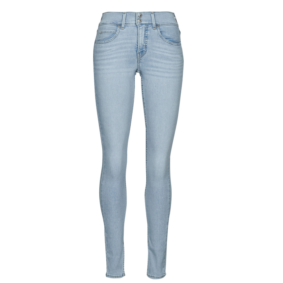 Levi's Skinny Jeans Blue for Woman by Spartoo GOOFASH