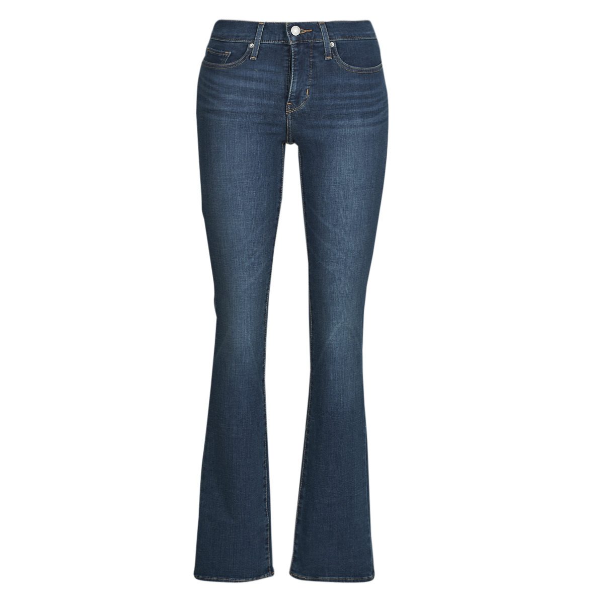 Levi's - Woman Bootcut Jeans Blue at Spartoo GOOFASH