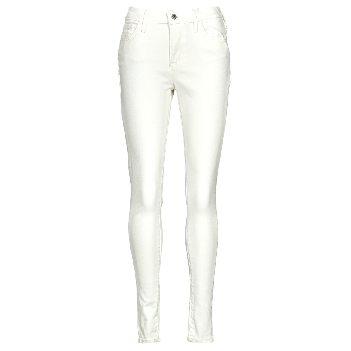 Levi's Woman Skinny Jeans in White - Spartoo GOOFASH