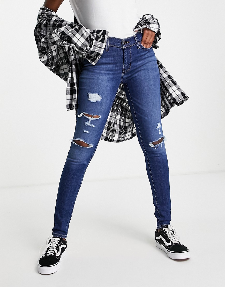 Levi's - Women Skinny Jeans in Blue by Asos GOOFASH
