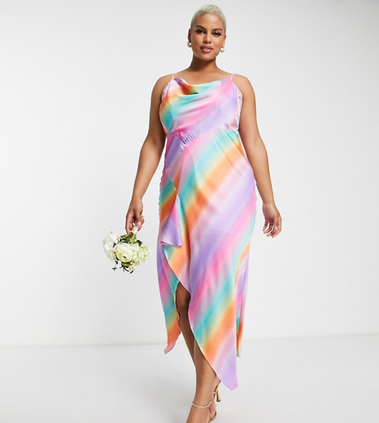 Liquorish - Slip Dress in Multicolor for Women from Asos GOOFASH