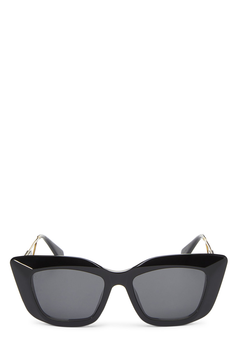 Louis Vuitton - Womens Cat Eye Sunglasses in Black - WGACA GOOFASH