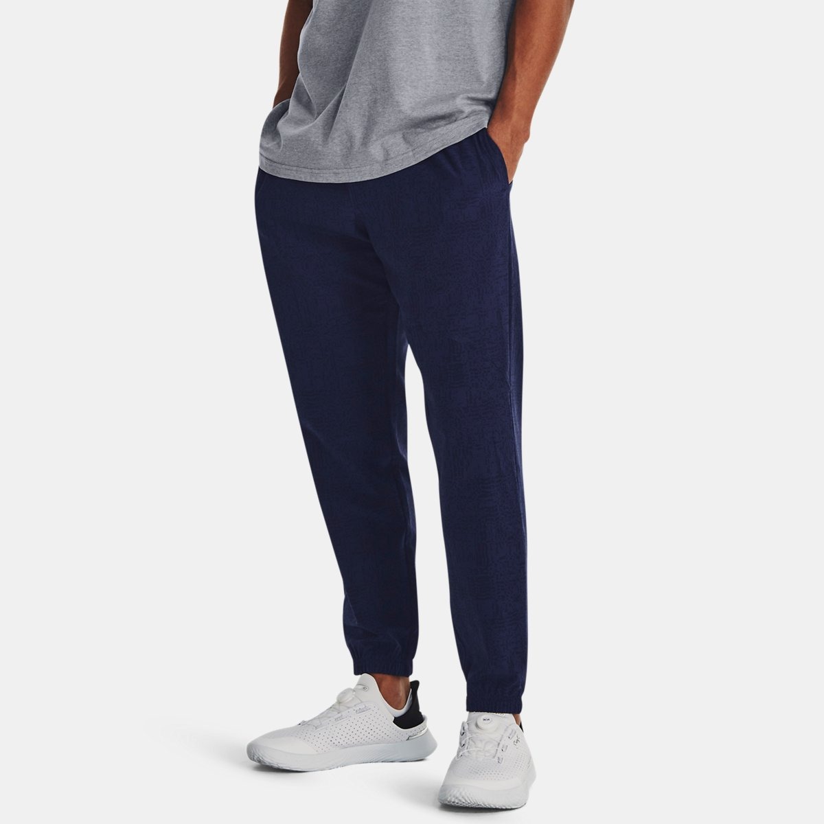 Man Joggers in Blue from Under Armour GOOFASH