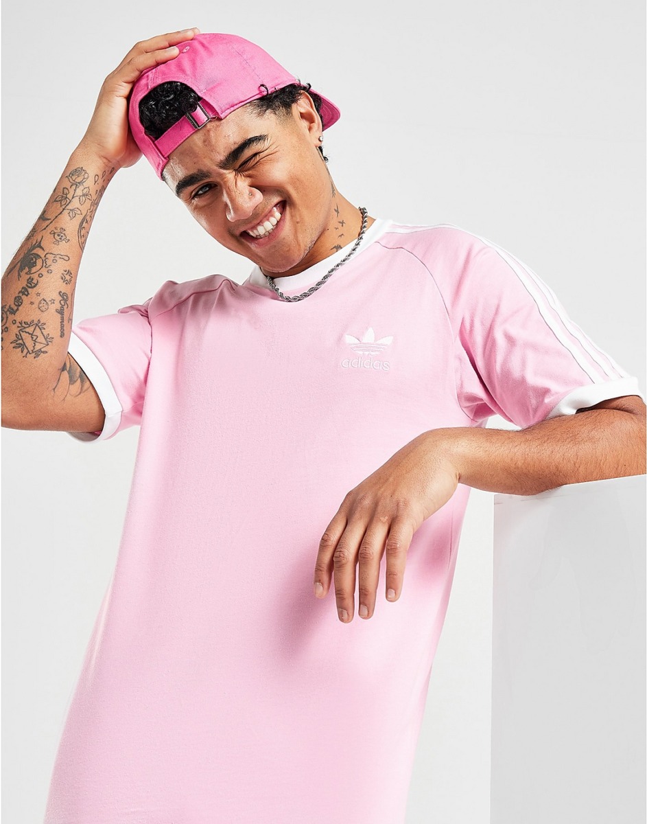 Man Pink T-Shirt at JD Sports GOOFASH