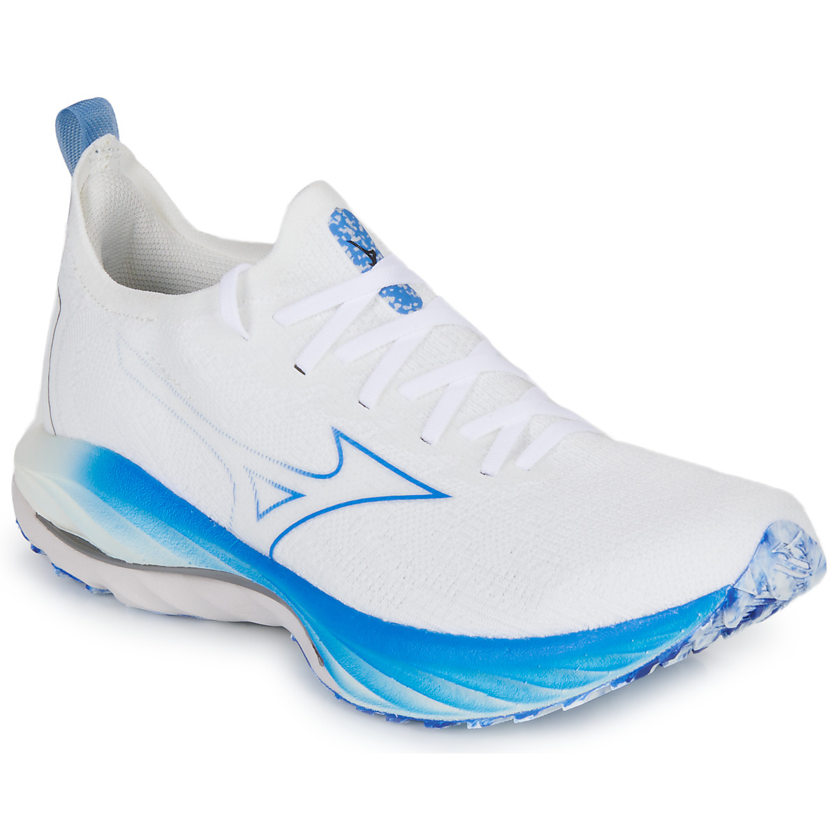Man Running Shoes - White - Spartoo - Mizuno GOOFASH