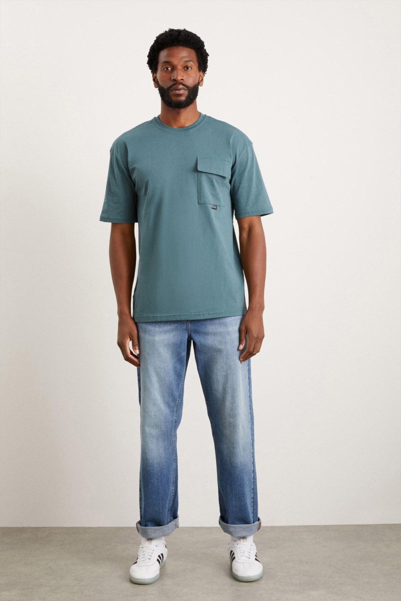 Man T-Shirt Green from Burton GOOFASH