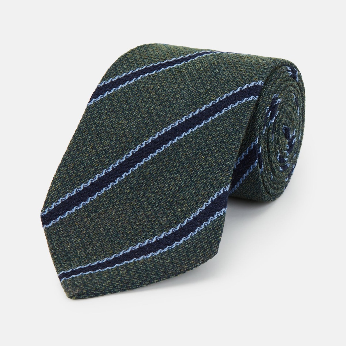 Man Tie in Green from Turnbull And Asser GOOFASH