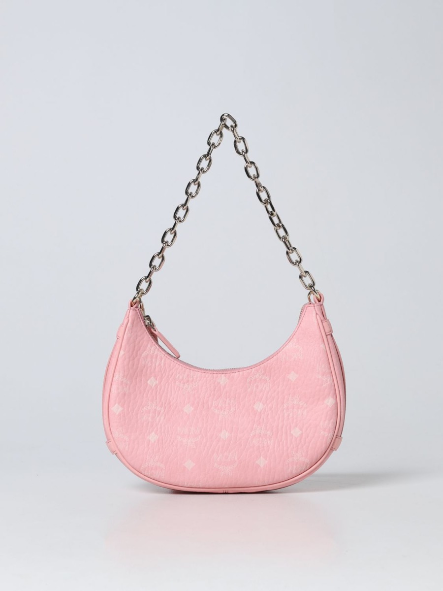 Mcm - Shoulder Bag in Pink - Giglio - Woman GOOFASH