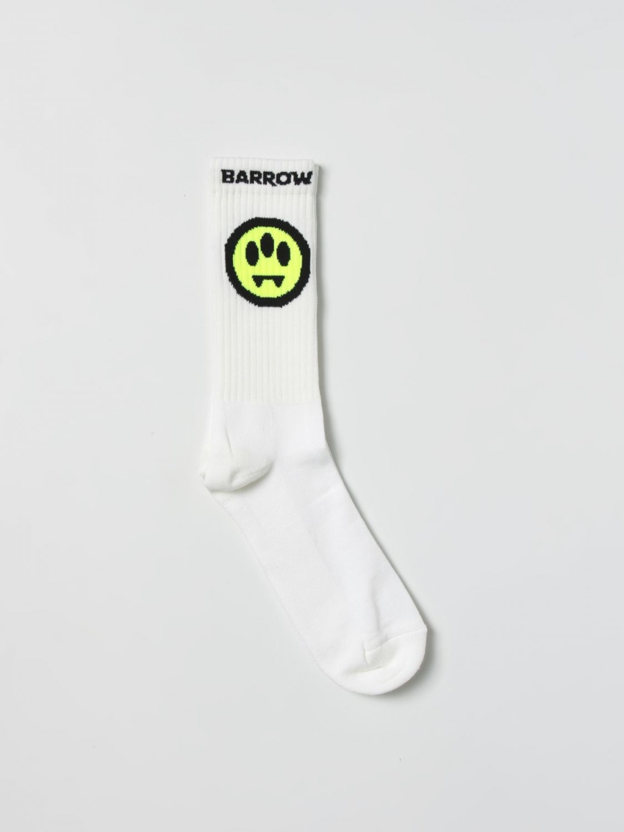 Men Socks White Giglio - Barrow GOOFASH