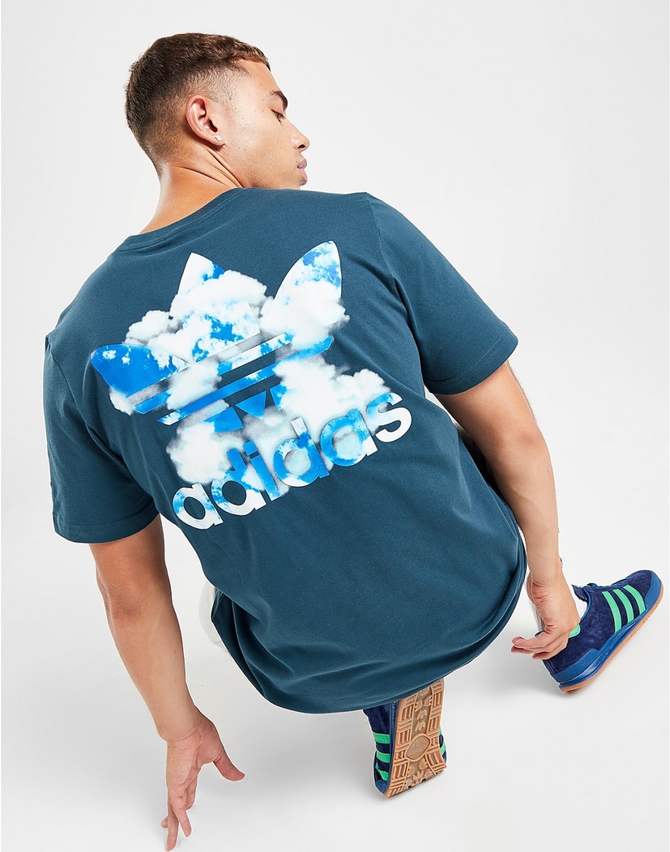 Men T-Shirt in Blue JD Sports - Adidas GOOFASH