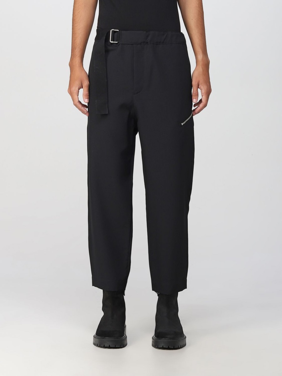 Men Trousers in Black from Giglio GOOFASH