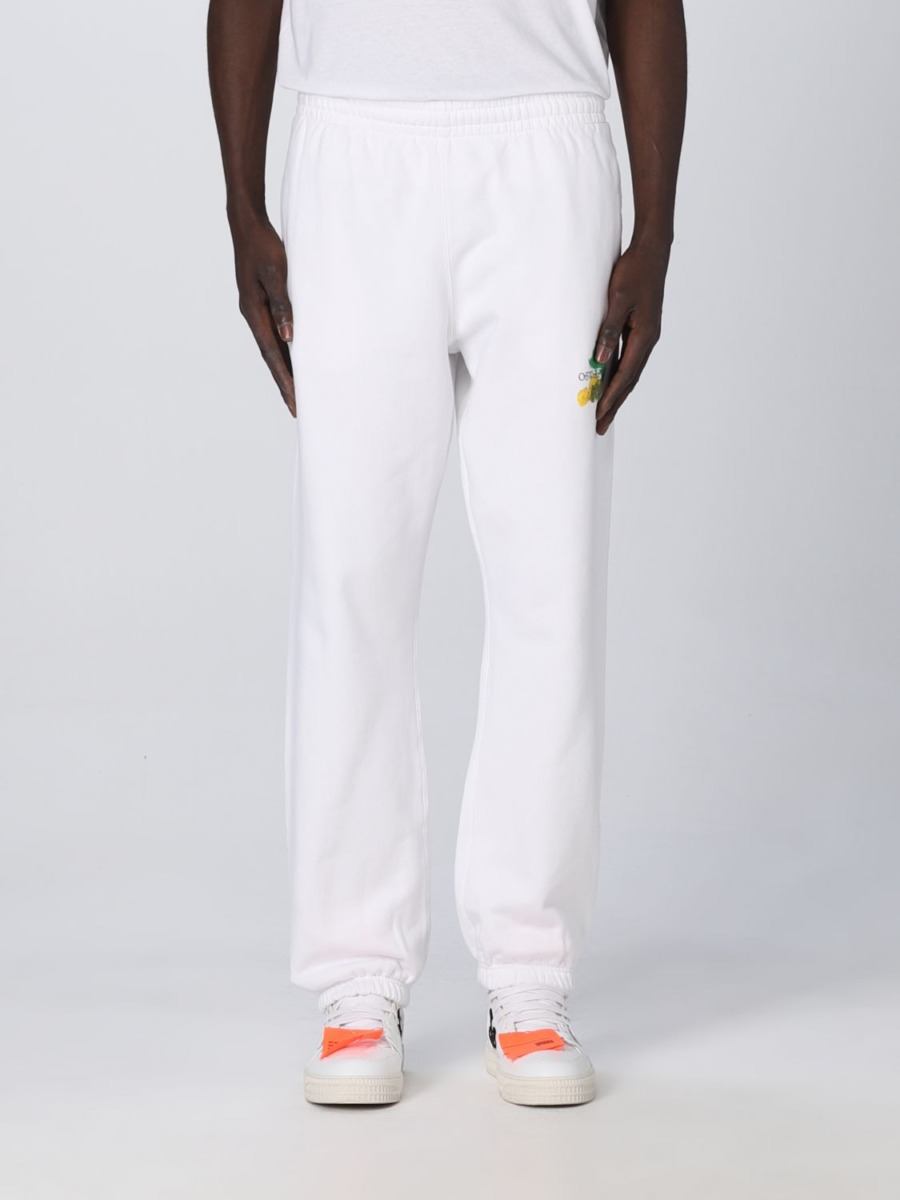 Men Trousers in White - Off White - Giglio GOOFASH