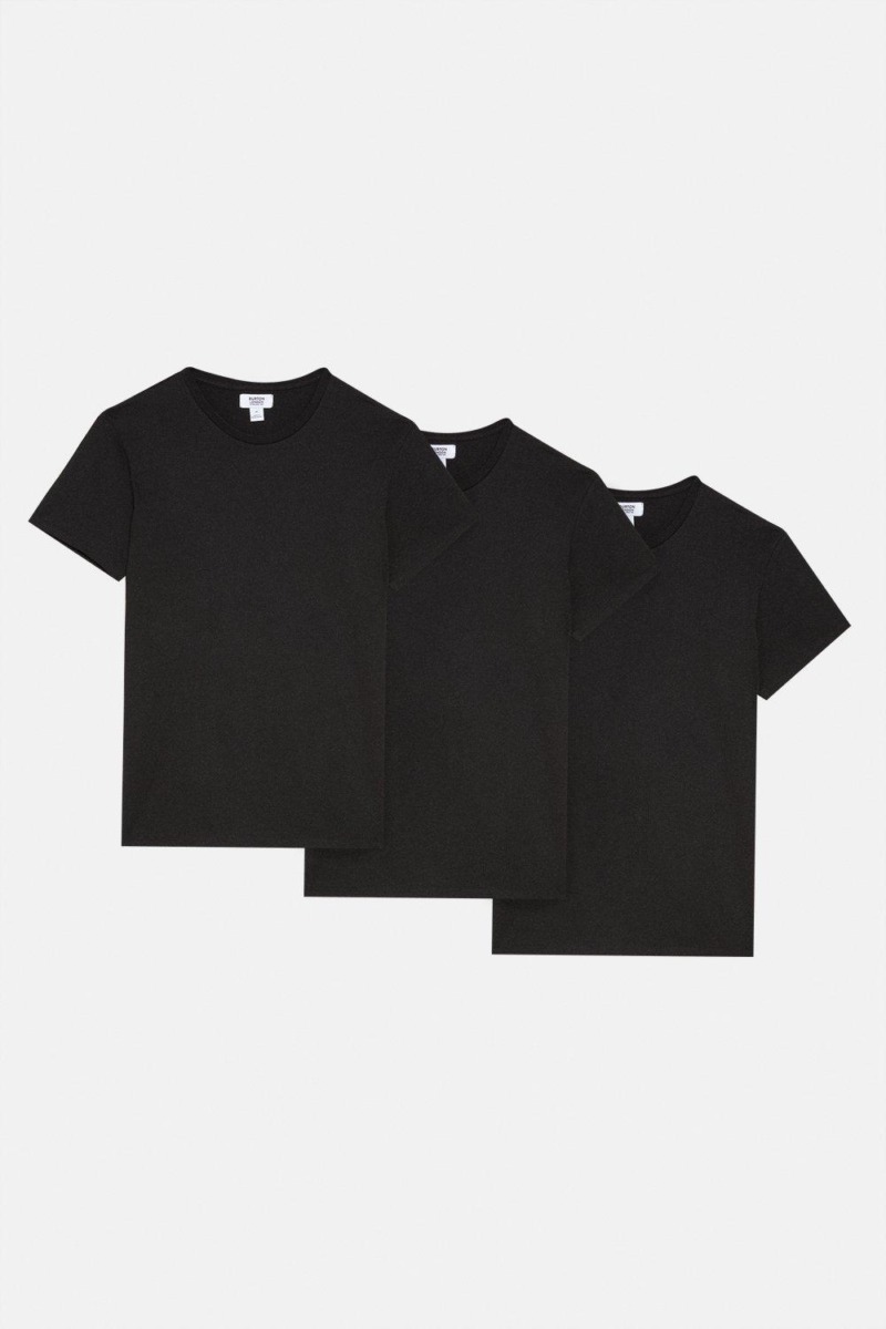Mens Black T-Shirt - Burton GOOFASH