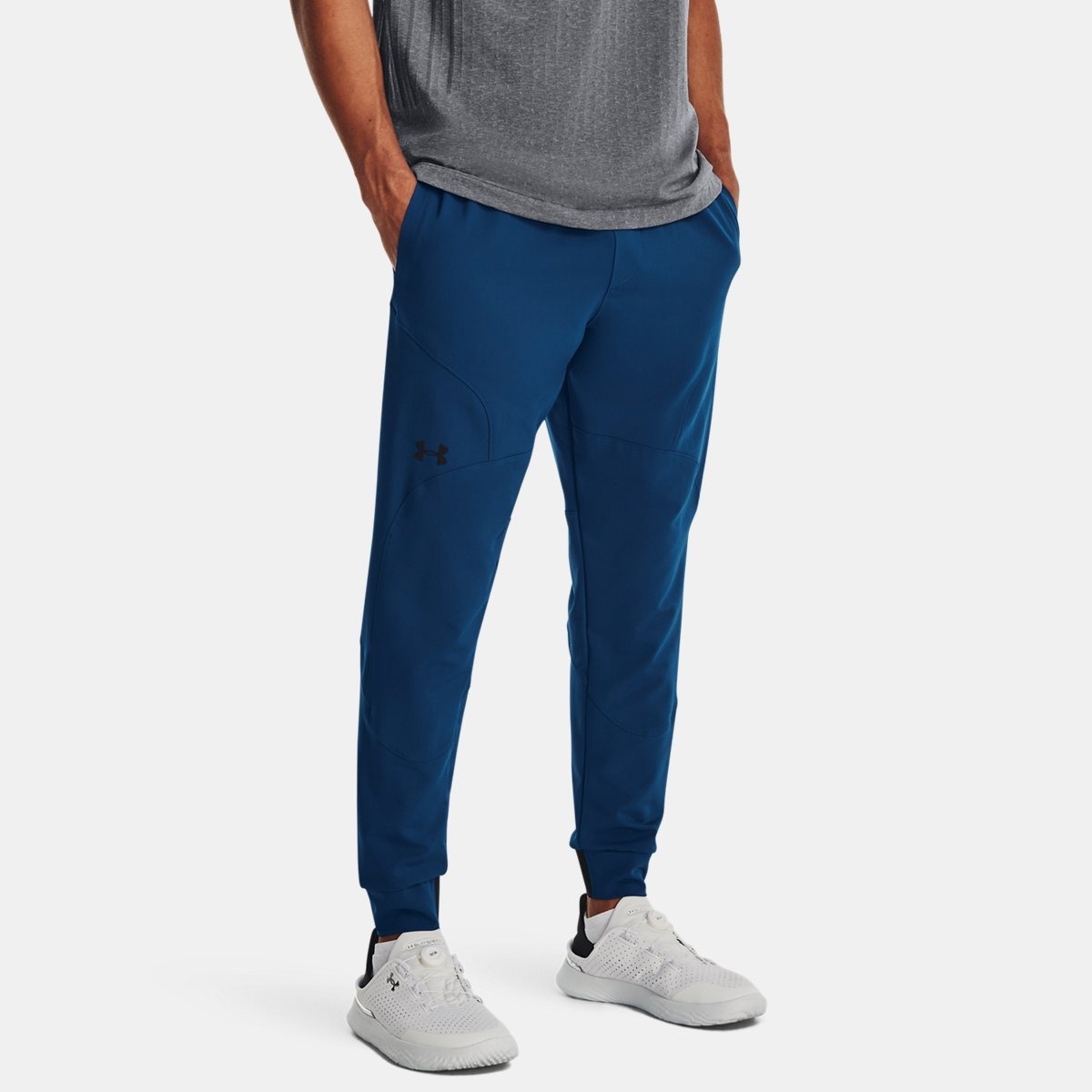 Mens Blue Joggers by Under Armour GOOFASH
