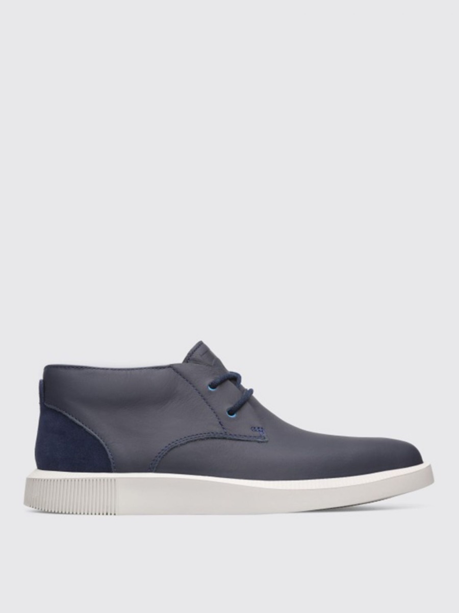 Men's Blue Lace Up Shoes Giglio - Camper GOOFASH