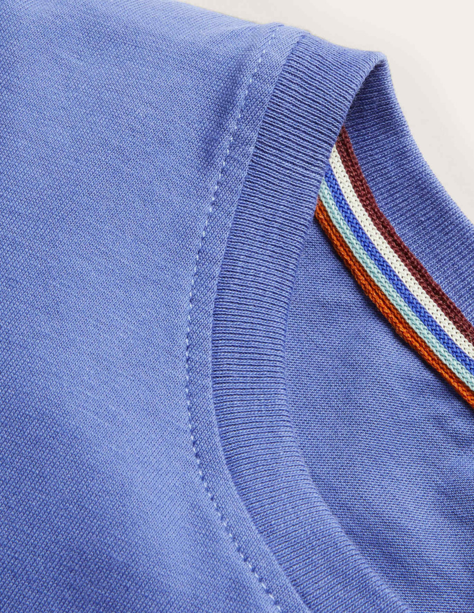 Men's Classic Poloshirt Blue from Boden GOOFASH