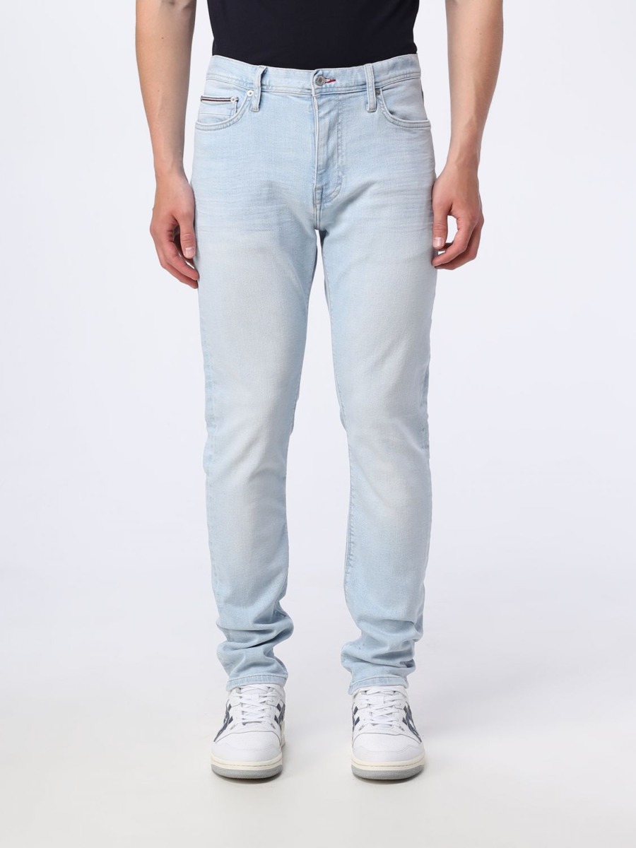 Men's Grey Jeans by Giglio GOOFASH