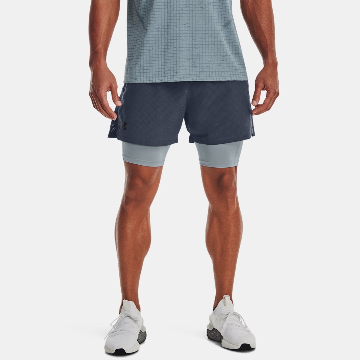Men's Grey Shorts - Under Armour GOOFASH