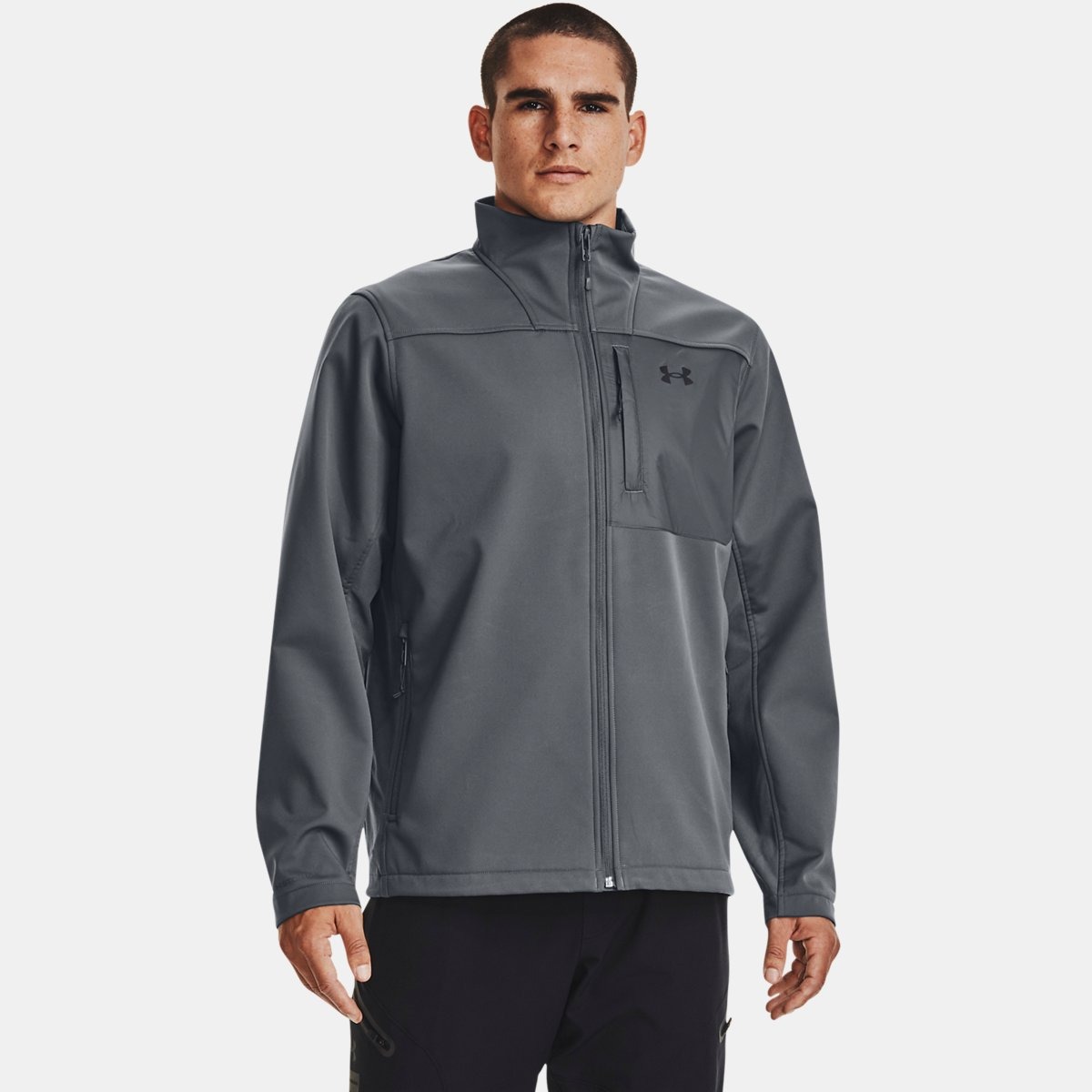 Men's Jacket in Grey Under Armour GOOFASH