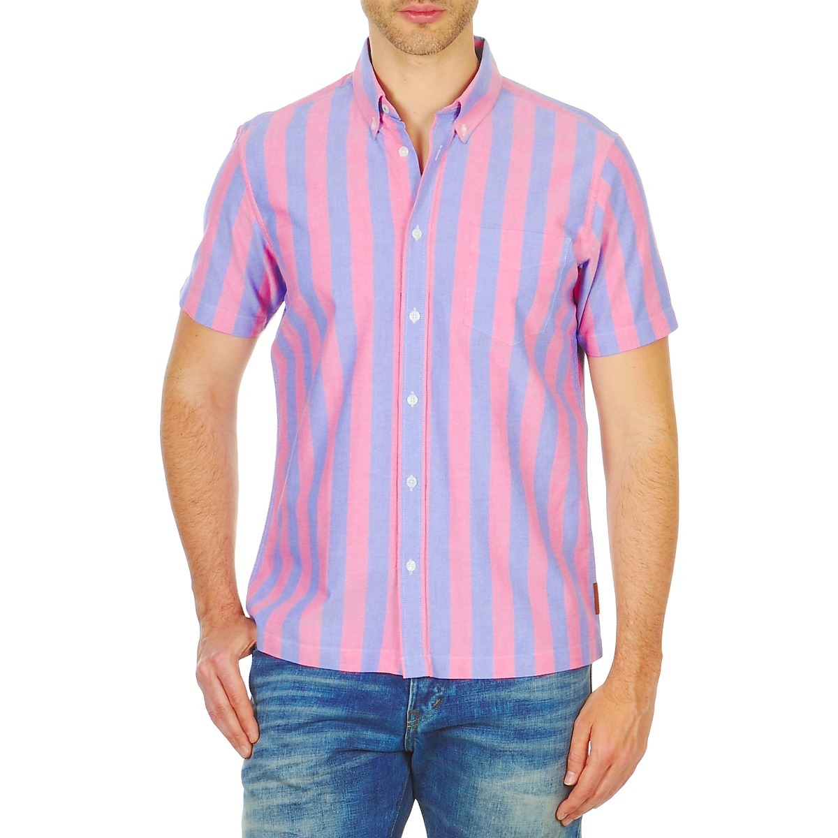 Mens Pink Shirt Ben Sherman - Spartoo GOOFASH