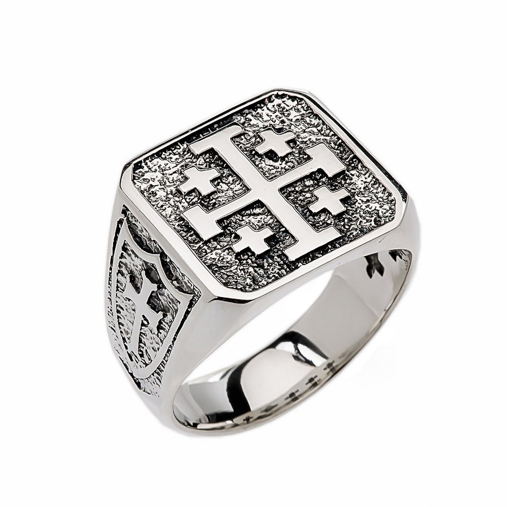 Mens Ring Silver Gold Boutique GOOFASH