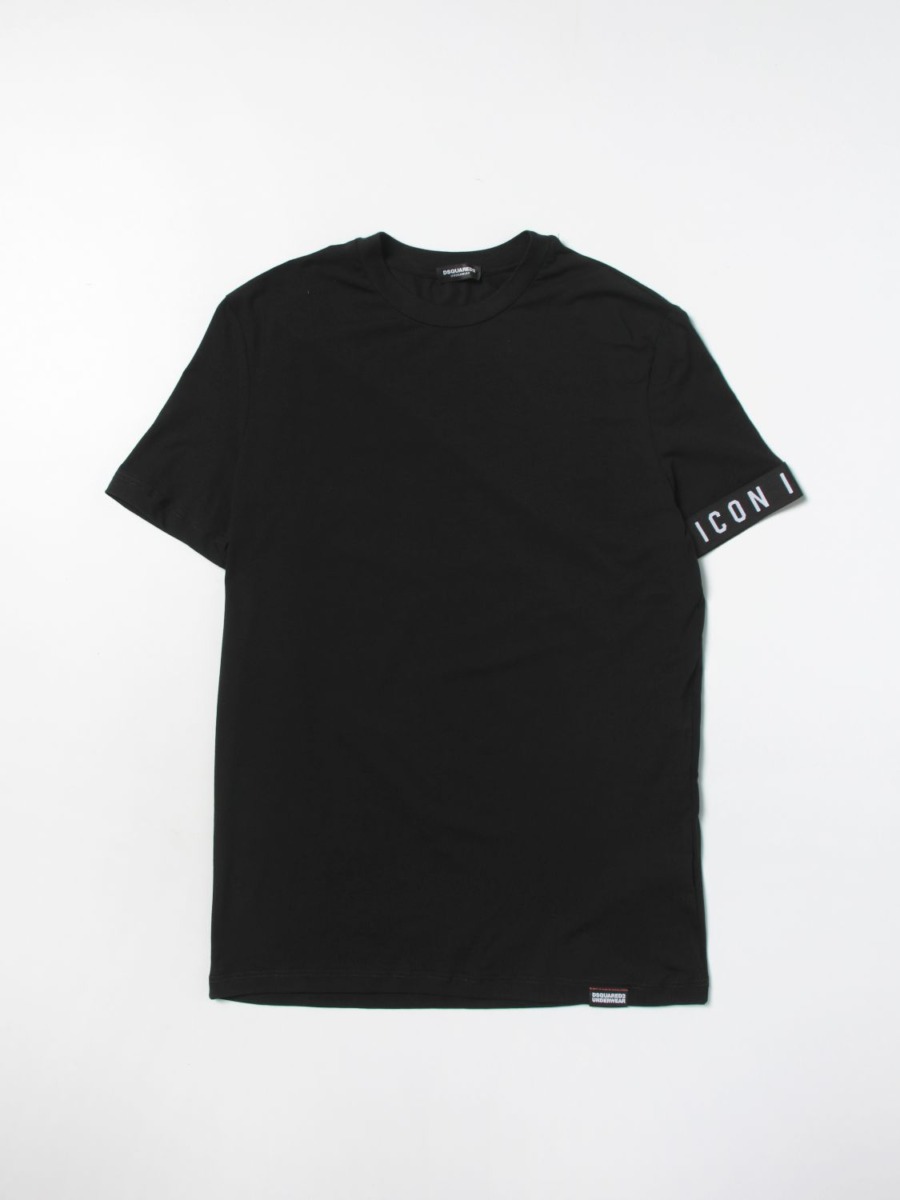 Men's T-Shirt Black - Giglio GOOFASH