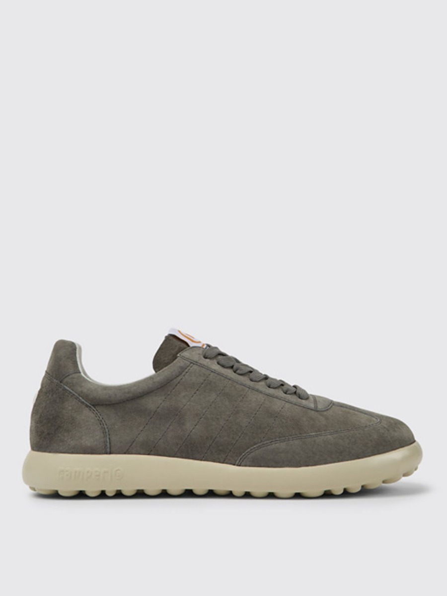Mens Trainers Grey by Giglio GOOFASH