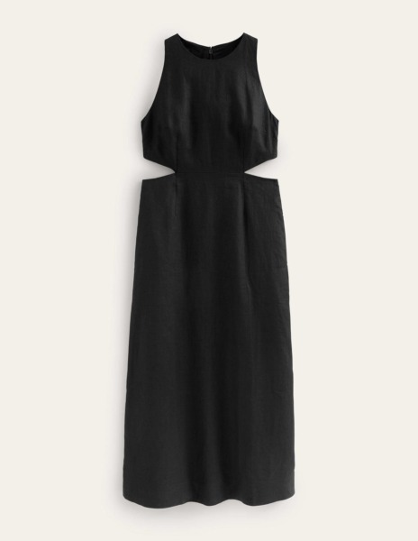 Midi Dress in Black for Women by Boden GOOFASH