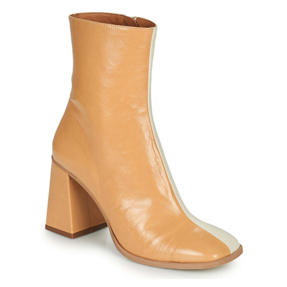 Minelli Ankle Boots in Beige for Women by Spartoo GOOFASH
