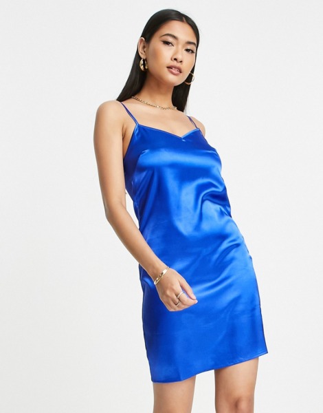 Mini Dress - Blue - Asos GOOFASH