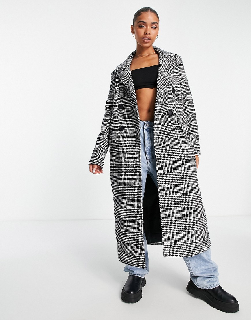Missguided Lady Coat in Black by Asos GOOFASH