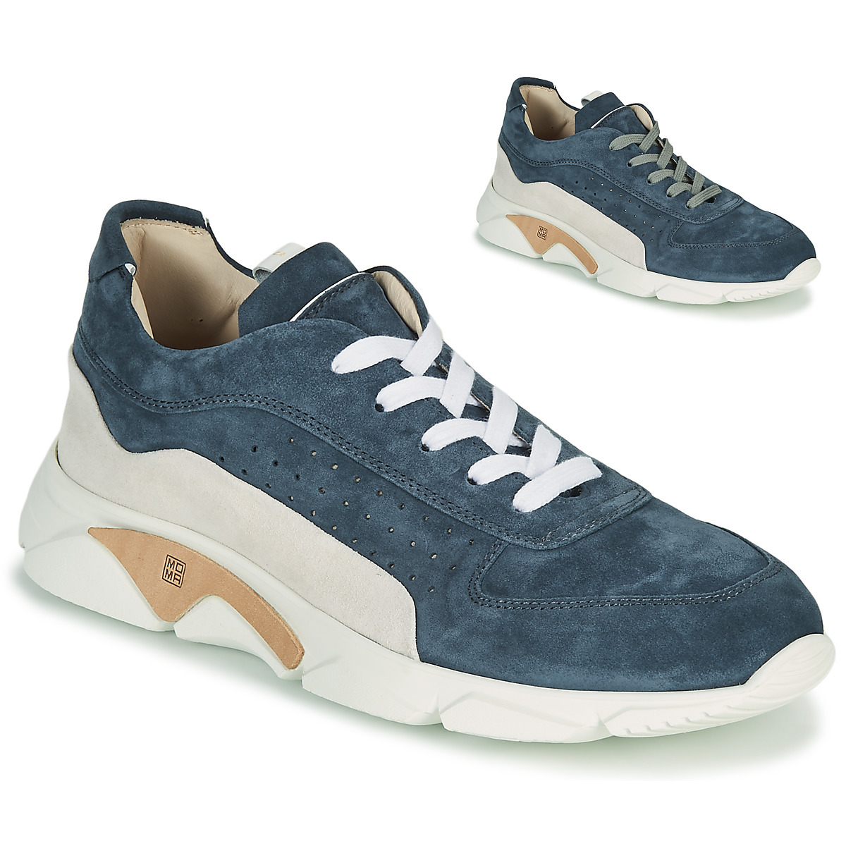 Moma - Gent Blue Sneakers by Spartoo GOOFASH