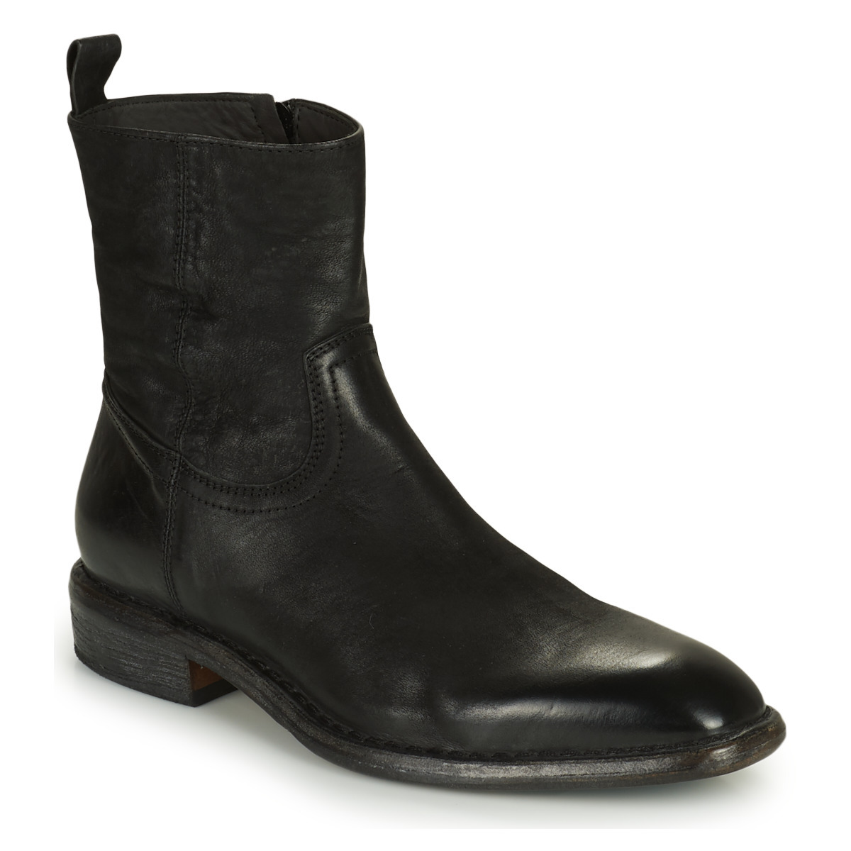 Moma - Mens Black Boots by Spartoo GOOFASH