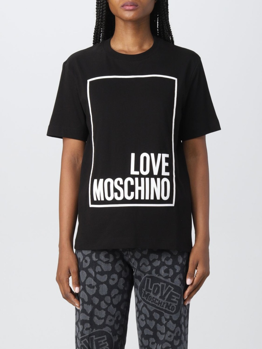Moschino Black Women T-Shirt - Giglio GOOFASH
