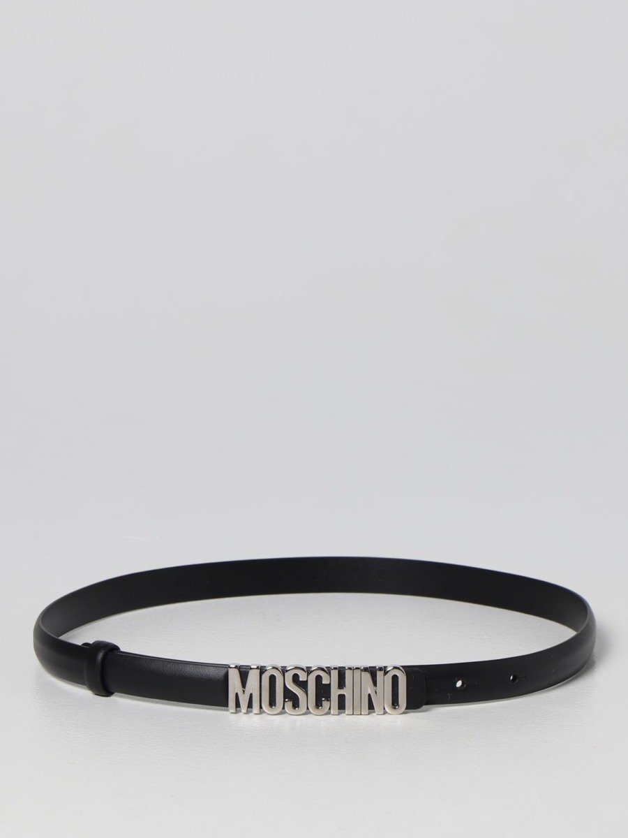 Moschino Women's Belt in Black - Giglio GOOFASH