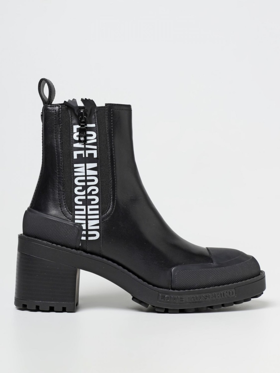 Moschino Women's Boots in Black at Giglio GOOFASH