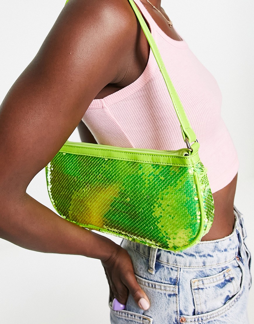 My Accessories Woman Green Shoulder Bag from Asos GOOFASH