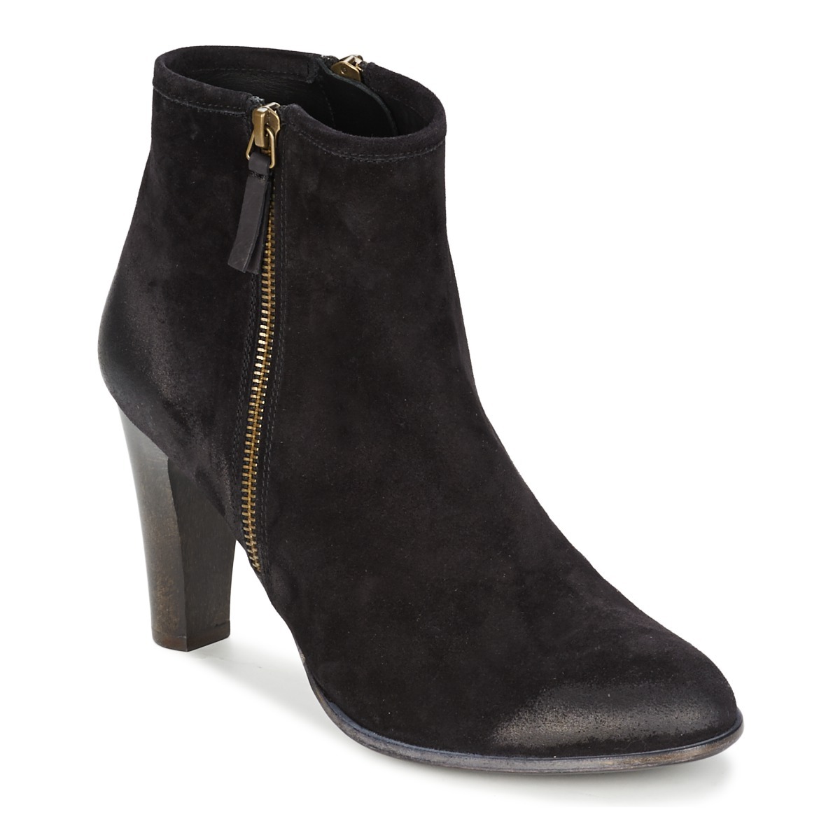 N.D.C. Lady Ankle Boots Black by Spartoo GOOFASH