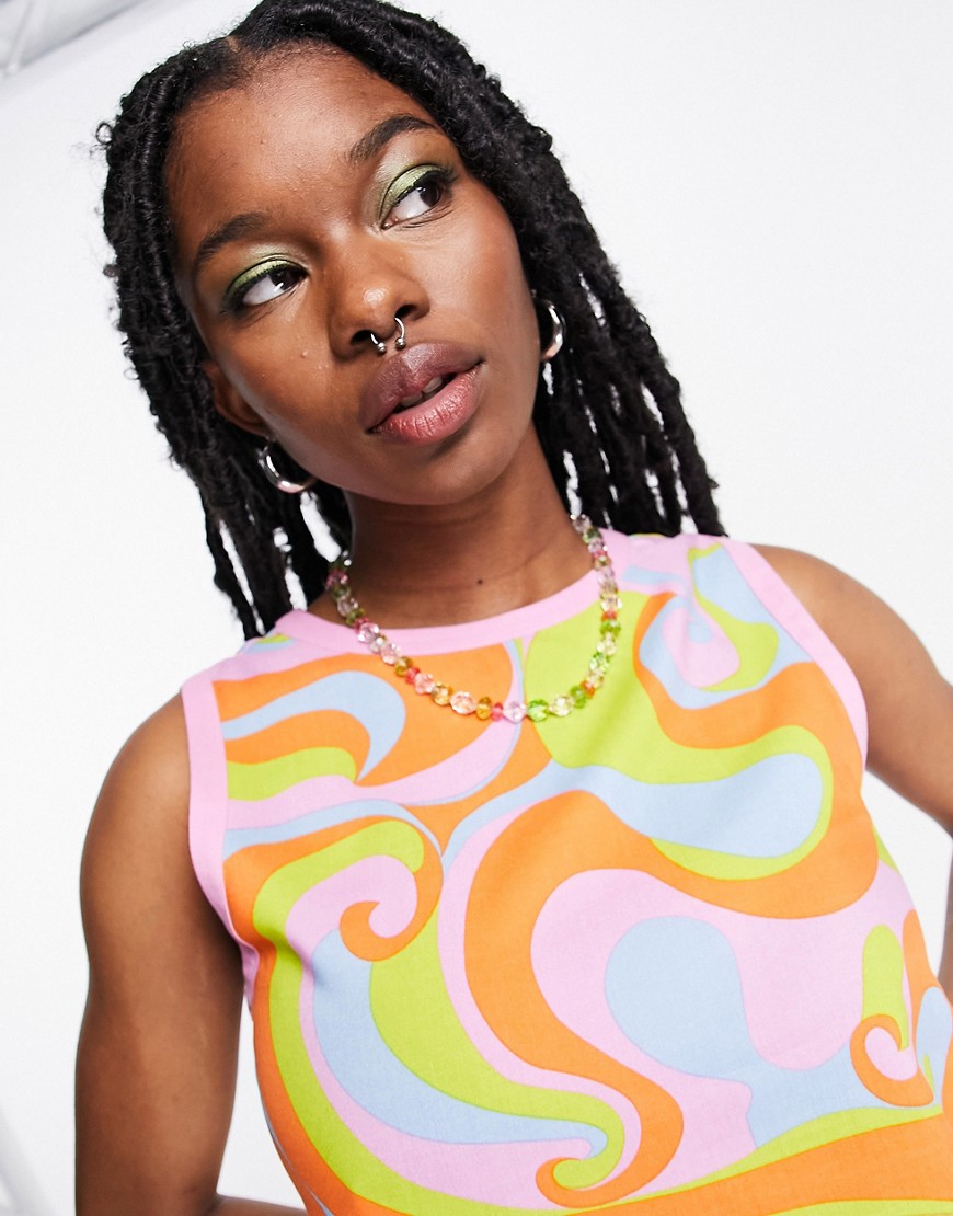 Native Youth Women Top in Multicolor from Asos GOOFASH