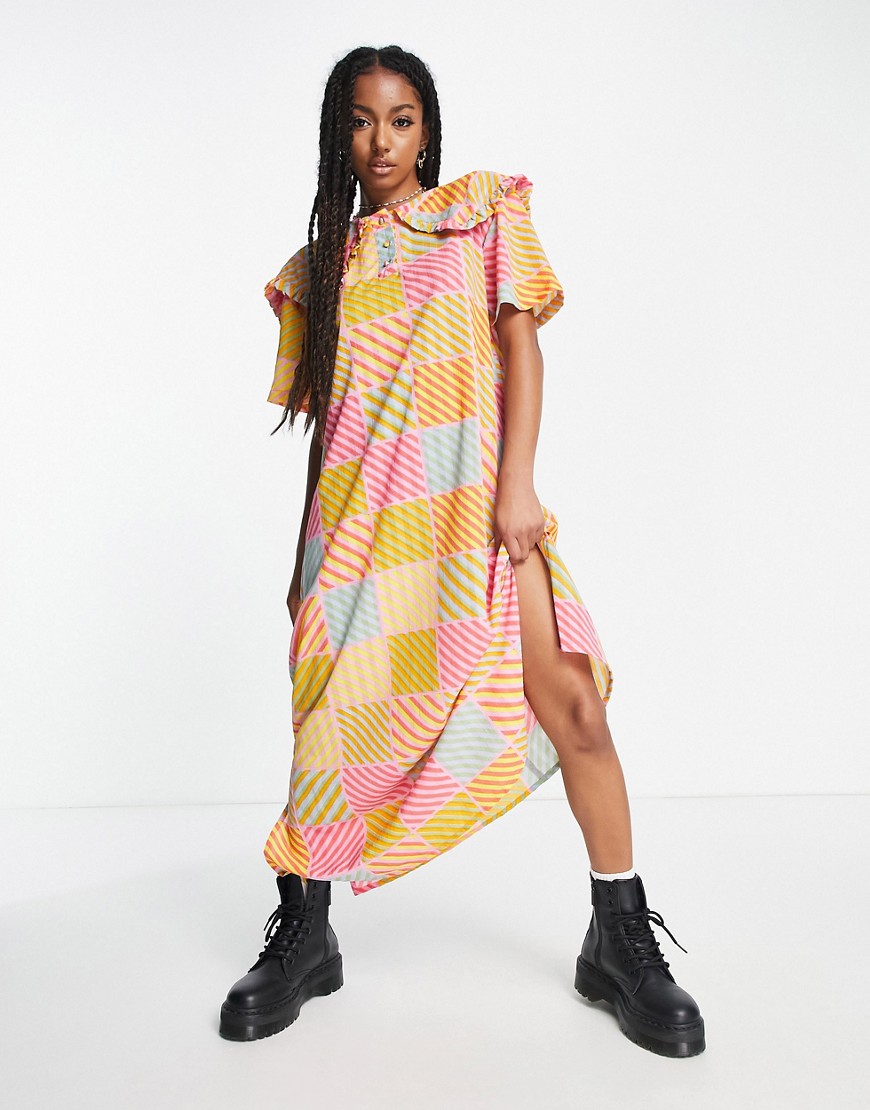 Native Youth Women's Maxi Dress in Multicolor by Asos GOOFASH
