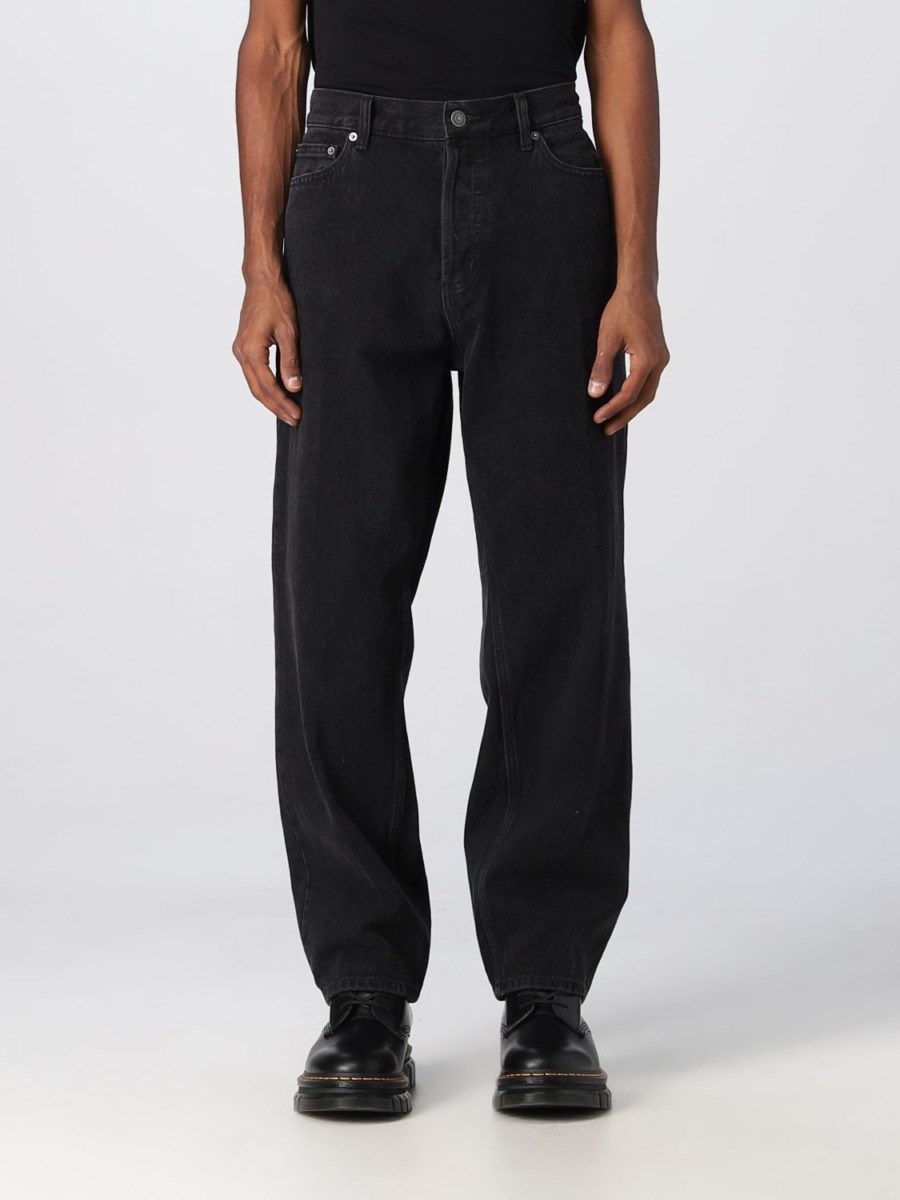 Obey Man Jeans in Black from Giglio GOOFASH